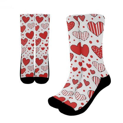 Hearts and Dots Socks
