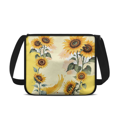 Sunflower Design Large Capacity Underarm Bag