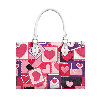 Chic Valentine's Pattern PU Handbag