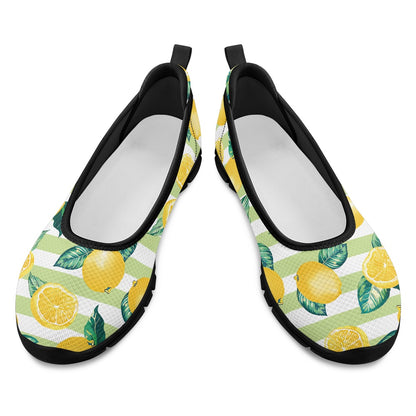 Citrus Charm Women's Slip-On Shoes