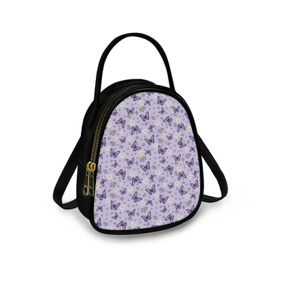 Butterfly Design Elegant Double-Layer Women’s Leather Square Bag