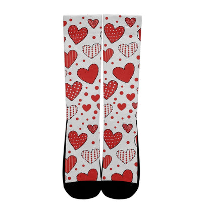 Hearts and Dots Socks