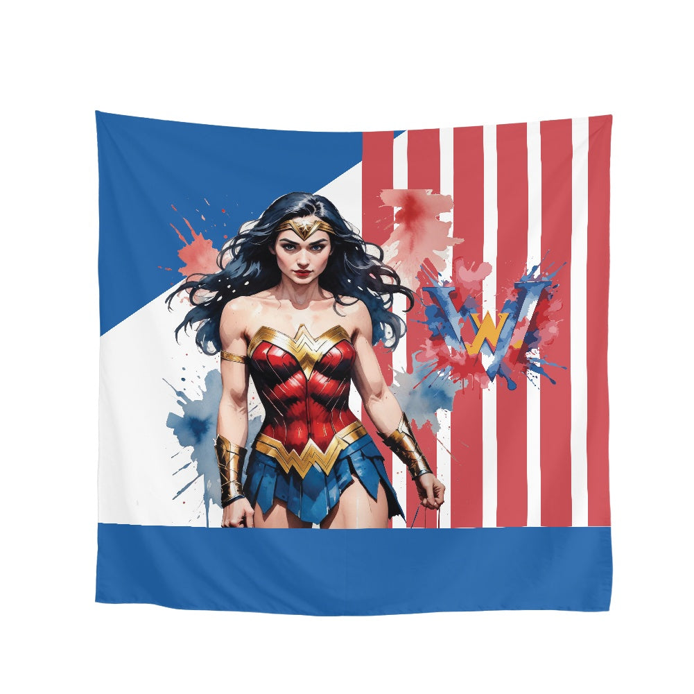 Superhero-Themed Soft Absorbent Square Towel