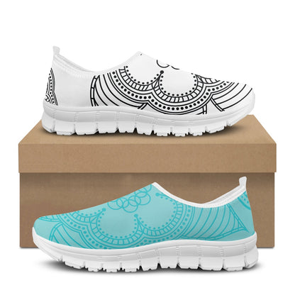 Mandala Pattern Low-Cut Casual Shoes
