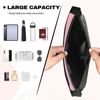 Pug Lovers Large Capacity Underarm Bag