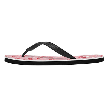 Kisses and Hearts Flip-Flops