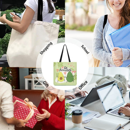 Let's Avocuddle Cute Avocado Cloth Tote Bag