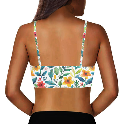 Tropical Floral Women’s Sports Bra