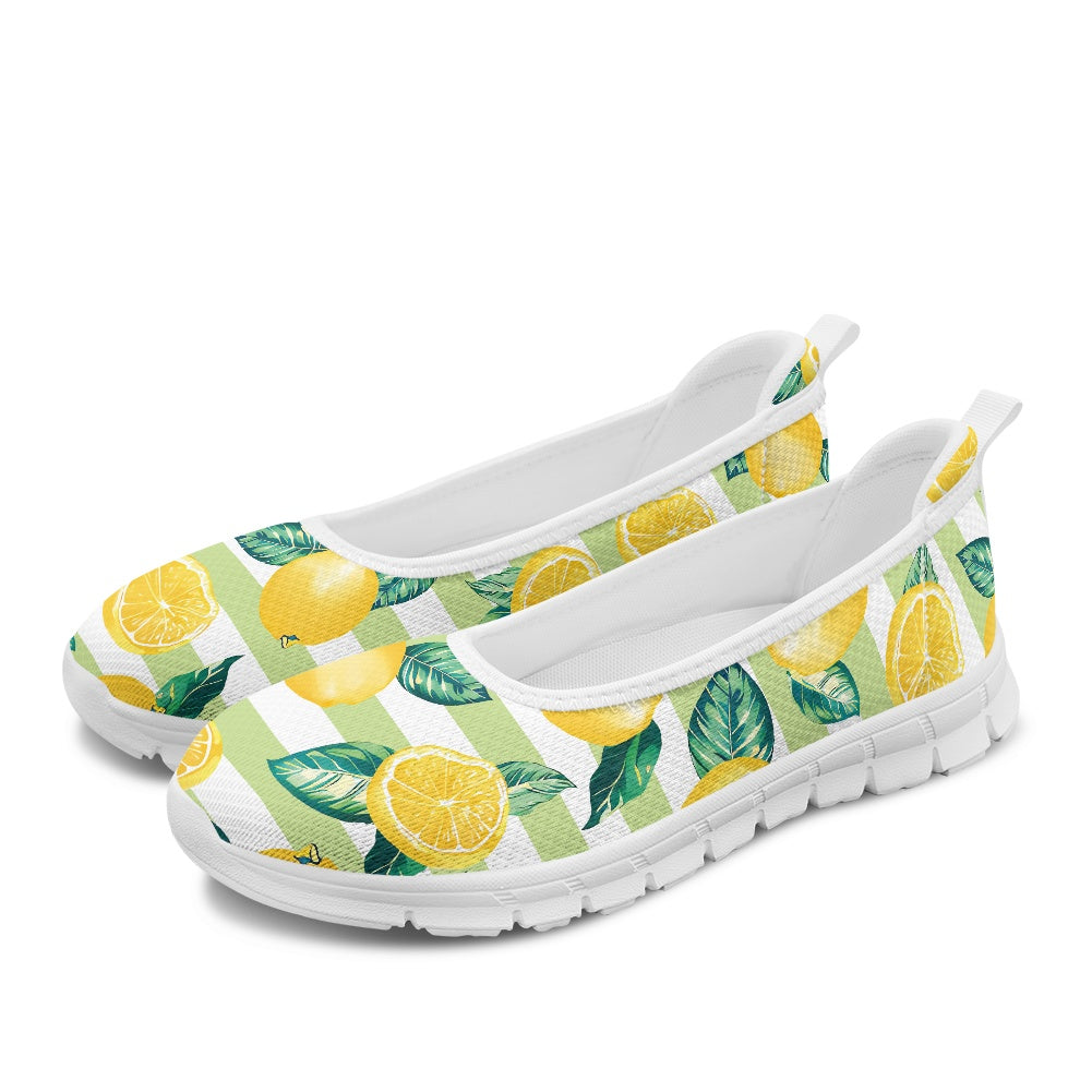 Citrus Charm Women's Slip-On Shoes