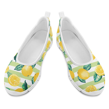 Citrus Charm Women's Slip-On Shoes