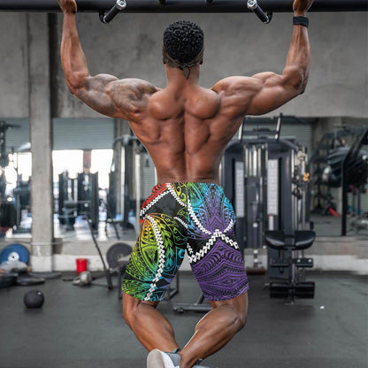 Men's Tribal Multi-Color Swim Shorts