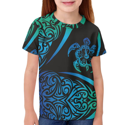 Tribal Turtle Graphic Children's T-shirt