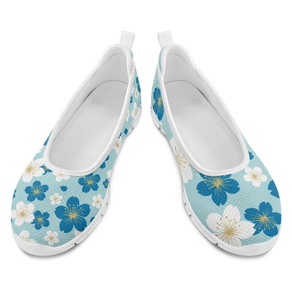 Blue Blossom Women's Slip-On Shoes