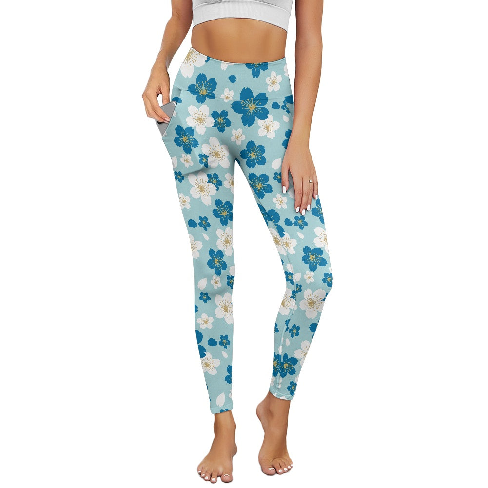 Blue Blossom Women's Leggings