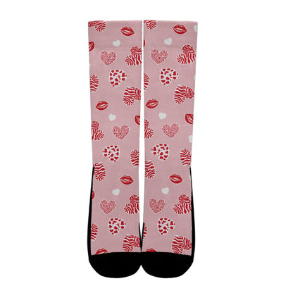 Kisses and Hearts Socks