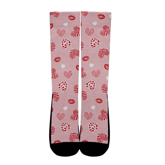 Kisses and Hearts Socks