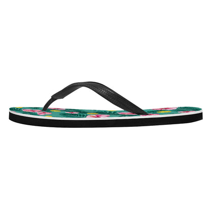 Tropical Hibiscus Flip Flops