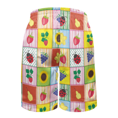 Men's Tropical Print Swim Shorts