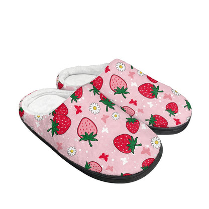 Strawberry Delight Cotton Slippers