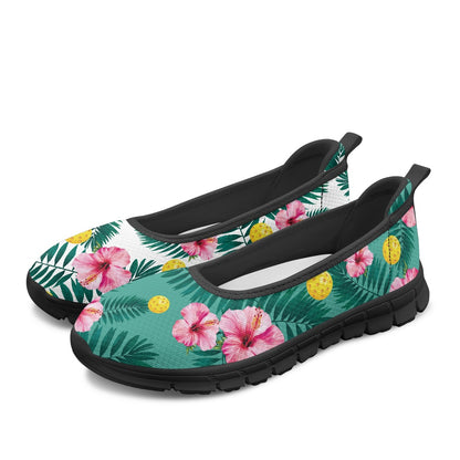 Hibiscus Paradise Women's Slip-On Shoes