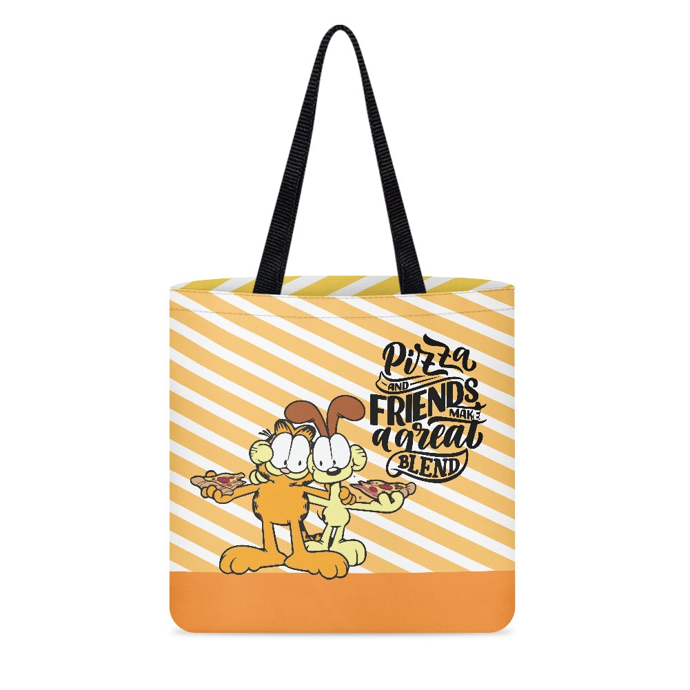 Pizza and Friends Cloth Tote Bag