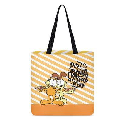 Pizza and Friends Cloth Tote Bag