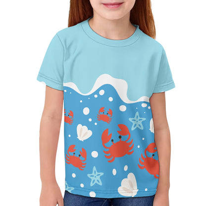 Ocean Wave Crab Children's T-shirt