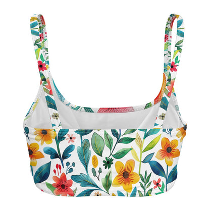 Tropical Floral Women’s Sports Bra