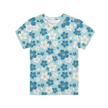 Blue Blossom Kids' Graphic T-Shirt