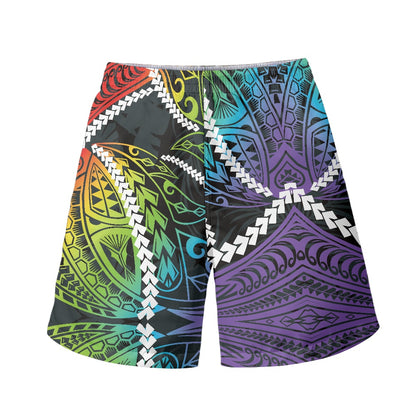 Men's Tribal Multi-Color Swim Shorts