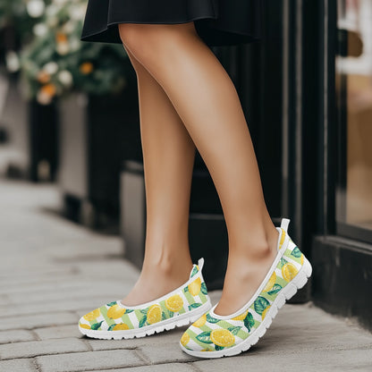 Citrus Charm Women's Slip-On Shoes