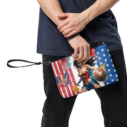 Wonderwoman Flag Crossbody Bag