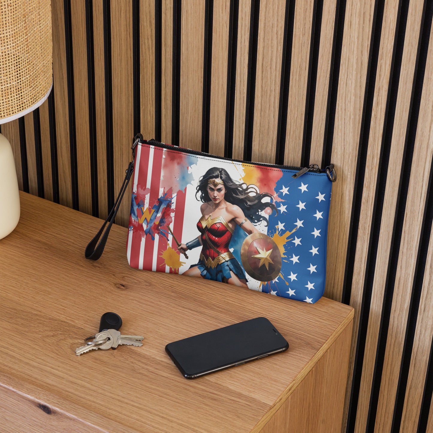 Wonderwoman Flag Crossbody Bag