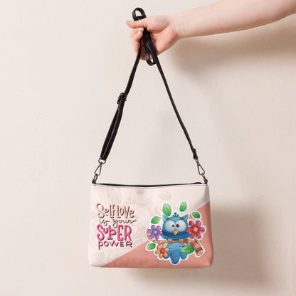 Believe in Yourself Owl Crossbody Bag