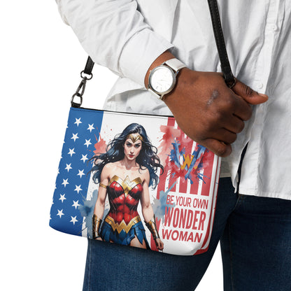 Wonderwoman Flag Crossbody Bag