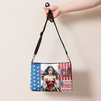 Wonderwoman Flag Crossbody Bag