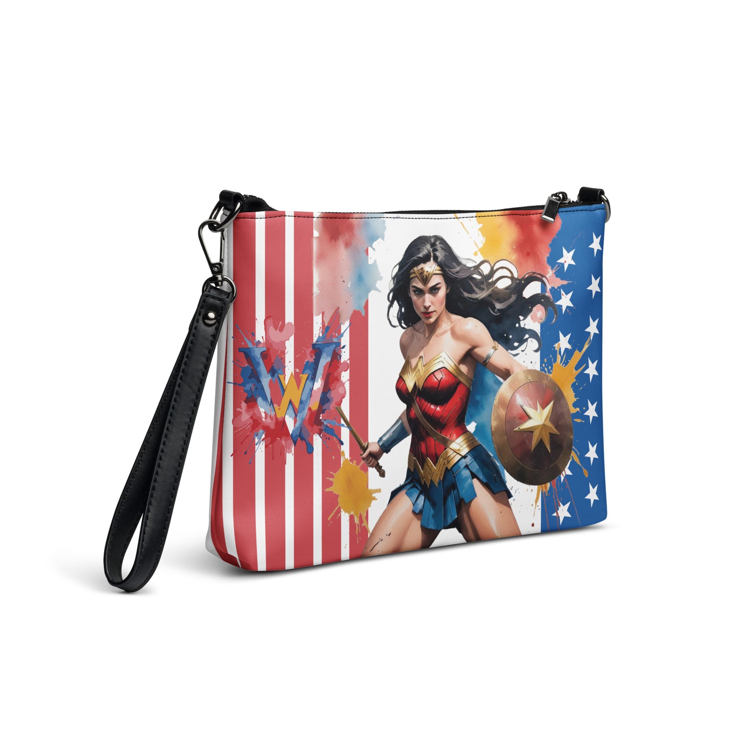 Wonderwoman Flag Crossbody Bag