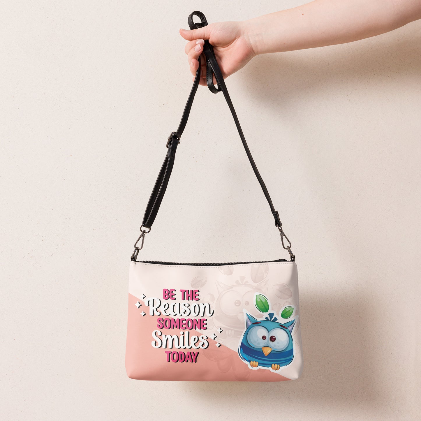 Believe in Yourself Owl Crossbody Bag