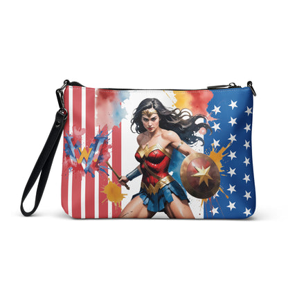 Wonderwoman Flag Crossbody Bag