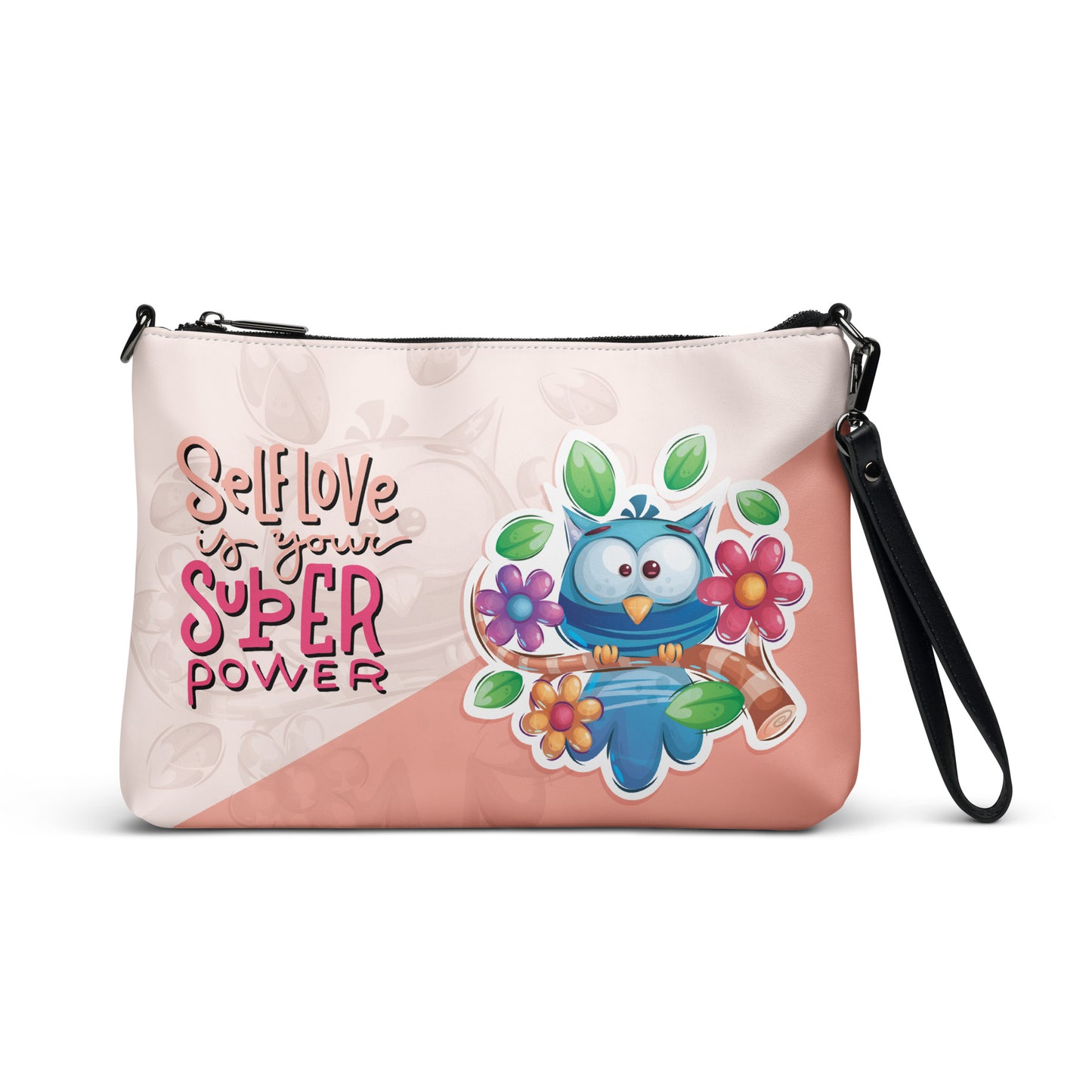 Believe in Yourself Owl Crossbody Bag