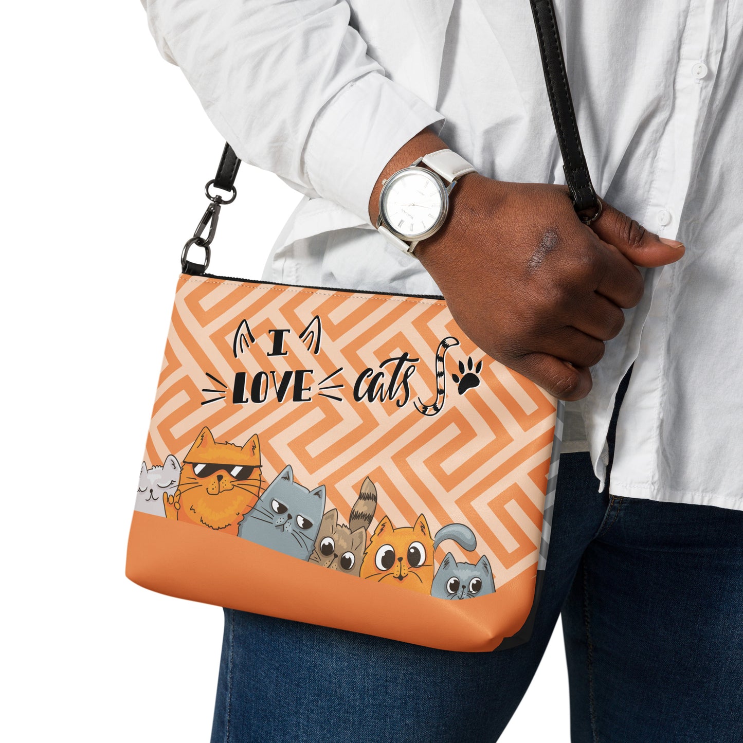 Squad Cat Crossbody Bag