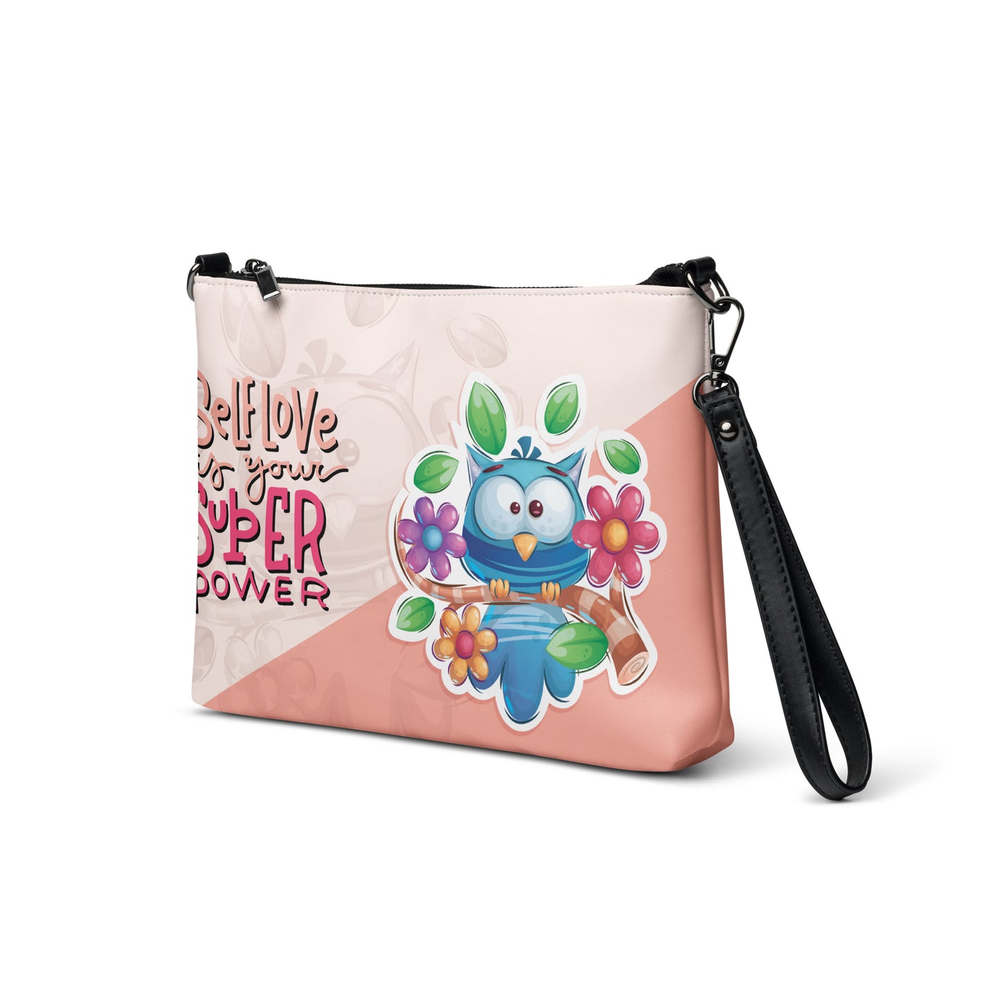 Believe in Yourself Owl Crossbody Bag