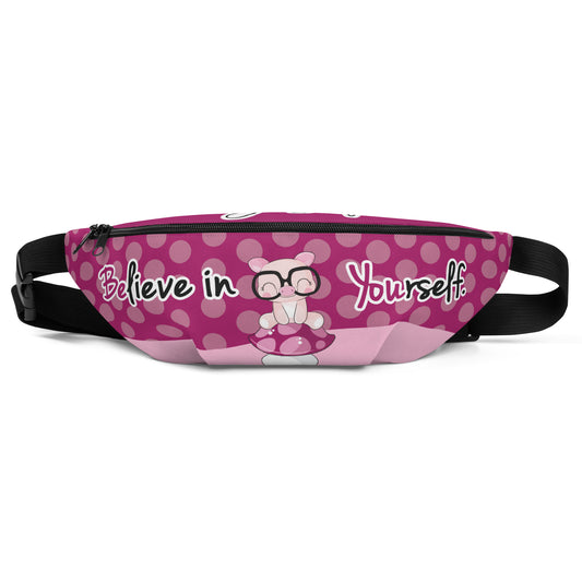 all over print fanny pack white pocket