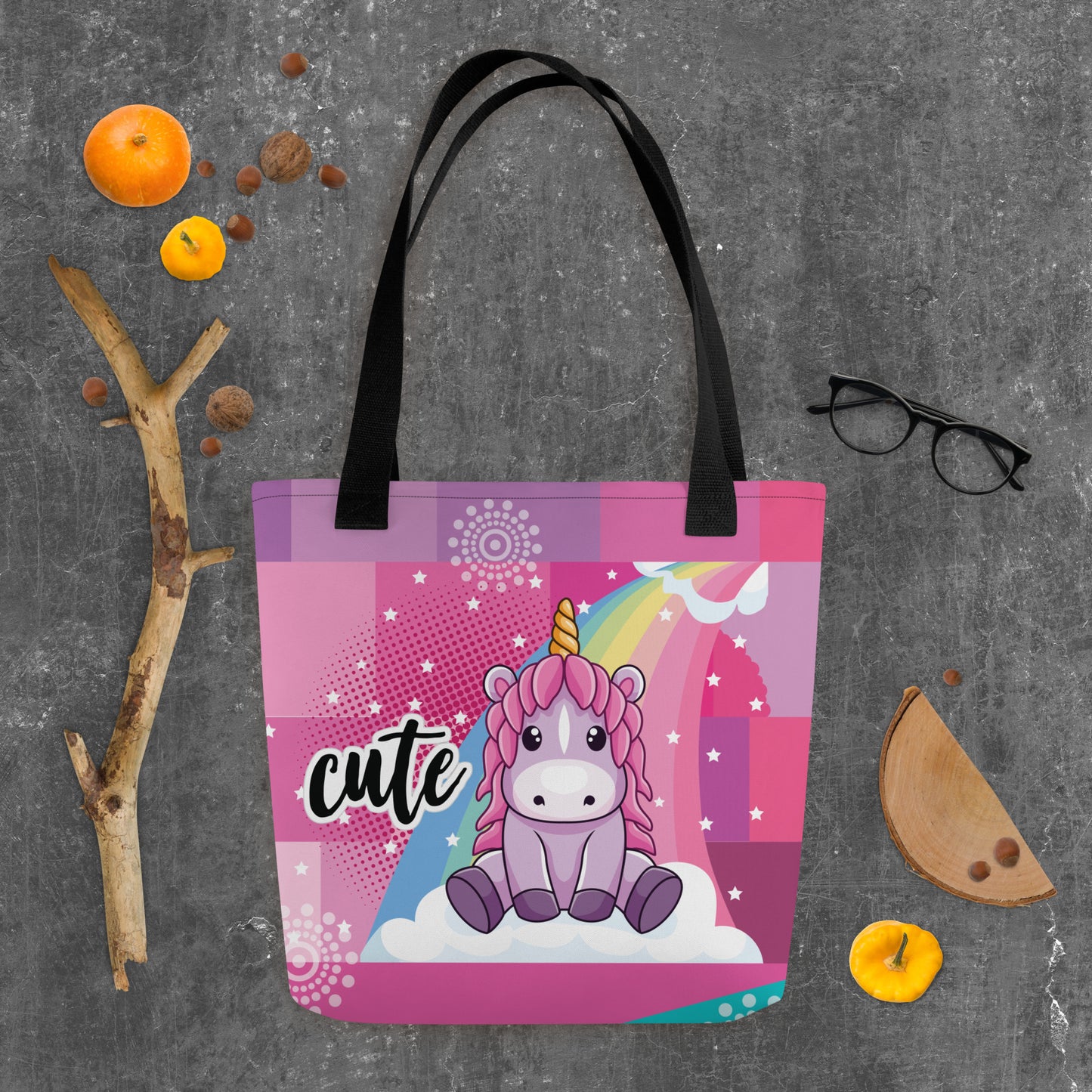 Cute Unicorn Tote Bag