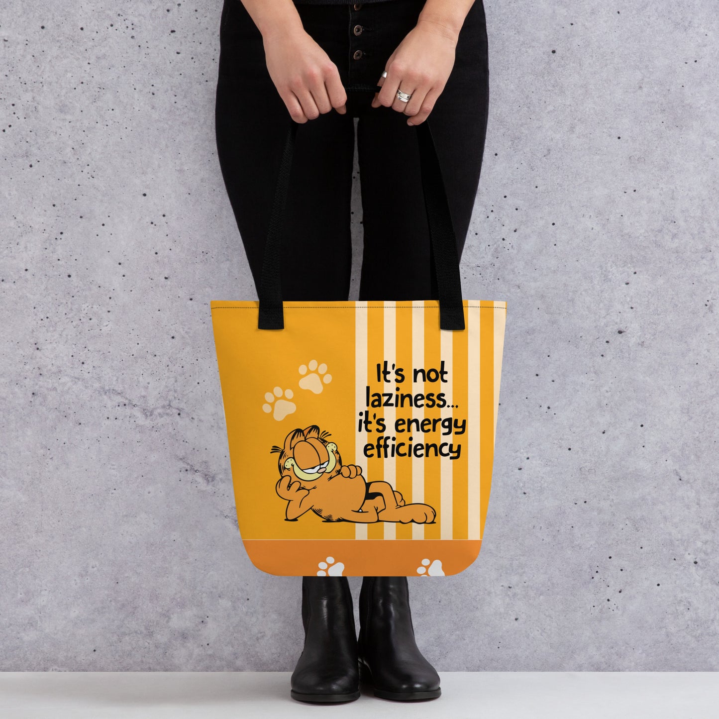 Lazy Garfield Tote Bag