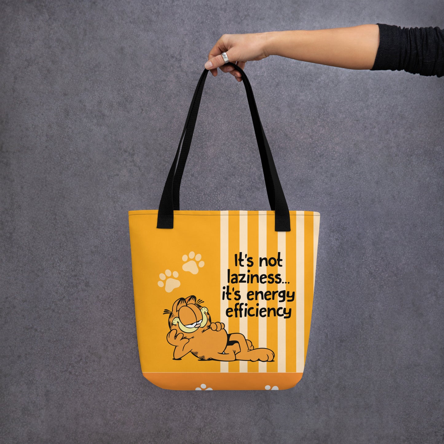 Lazy Garfield Tote Bag