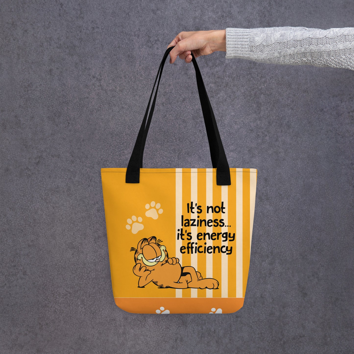 Lazy Garfield Tote Bag