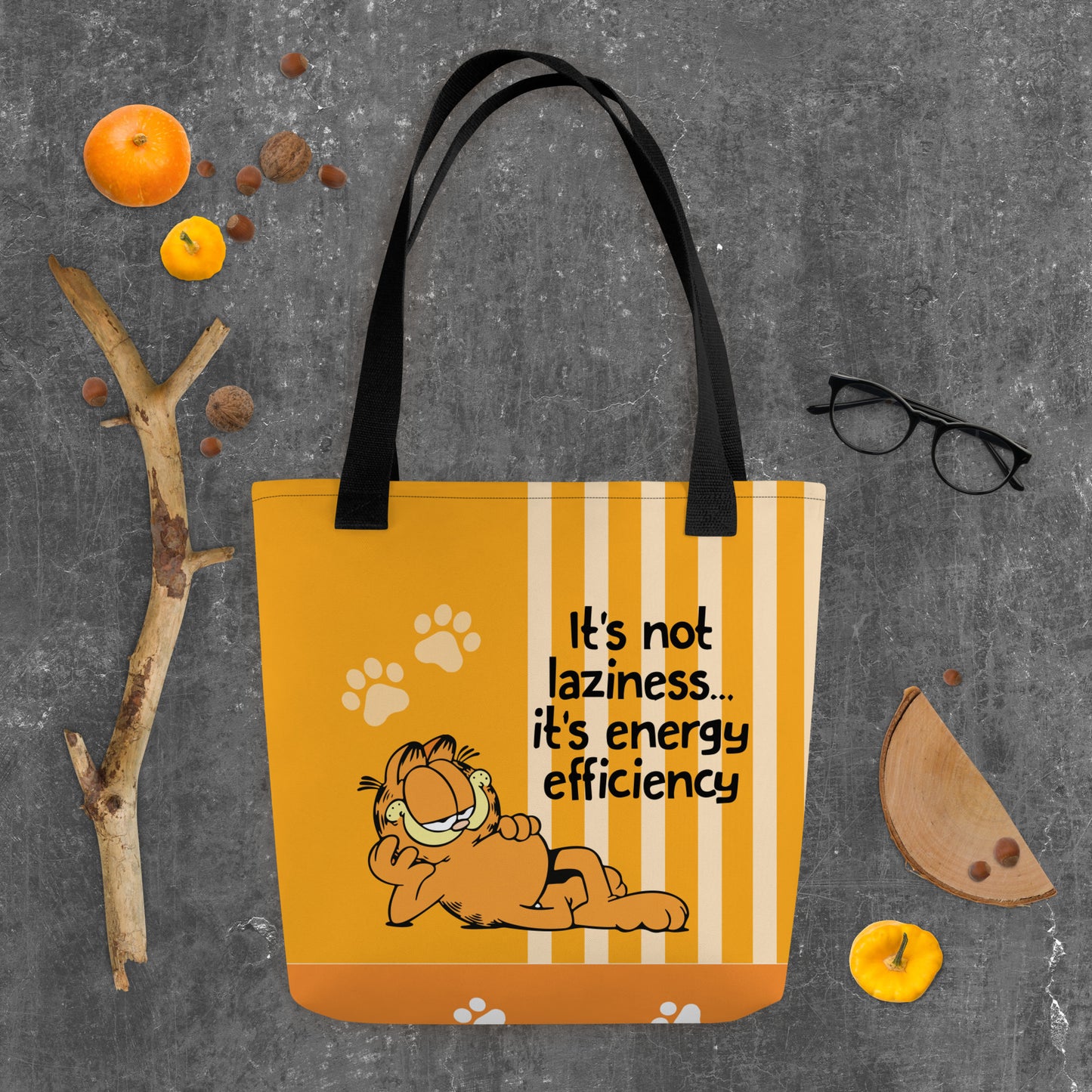 Lazy Garfield Tote Bag