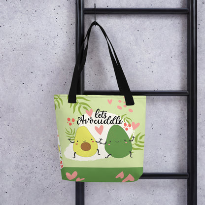 Lets Avocuddle Tote Bag