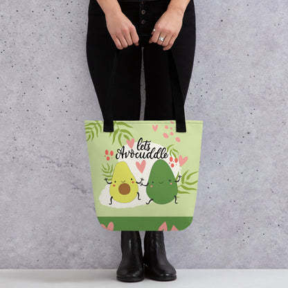 Lets Avocuddle Tote Bag